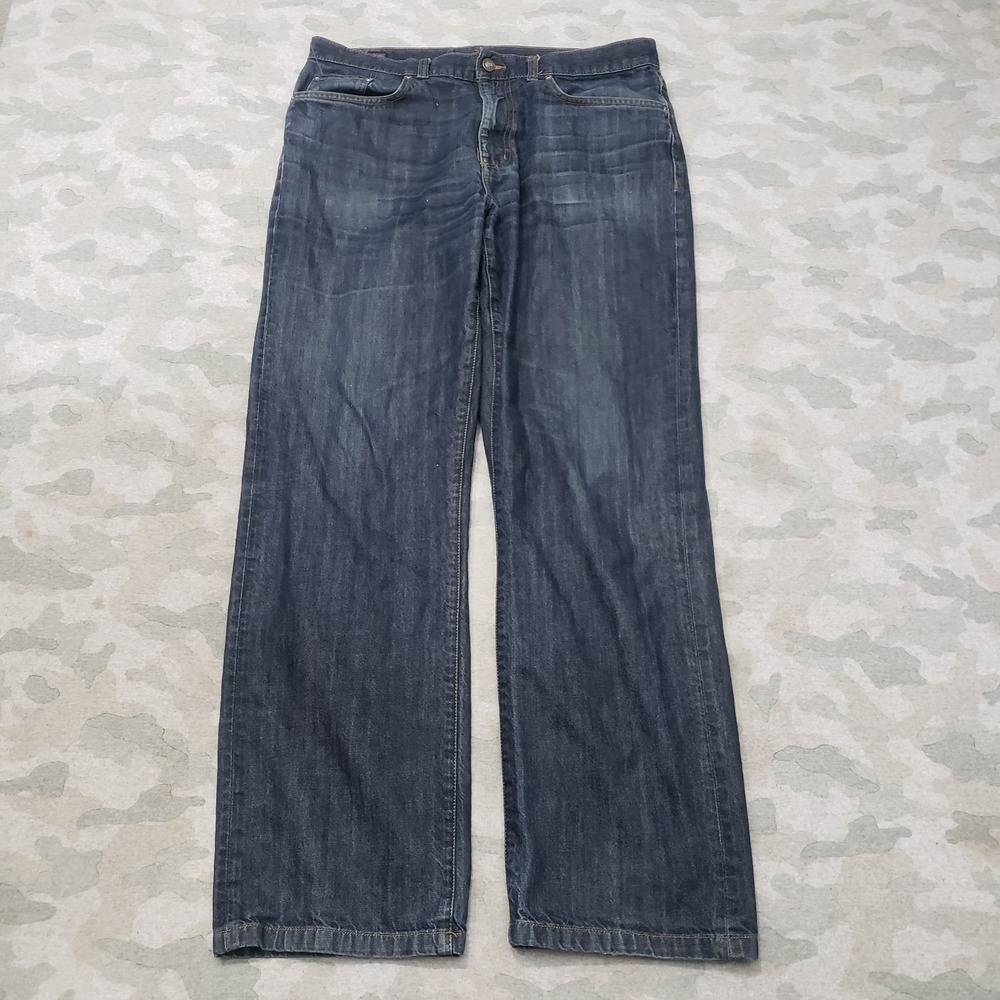 Patagonia Jeans Mens‎ 34x31 Blue Regular Fit Pockets Denim Dark Wash